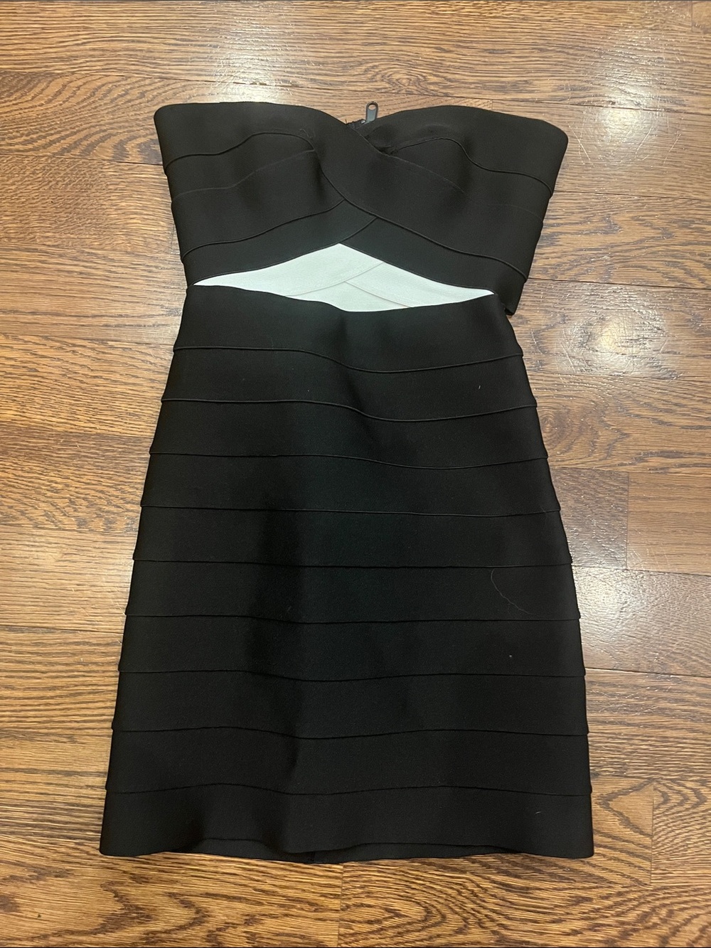 Pleasure doing Business strapless banded dress XS